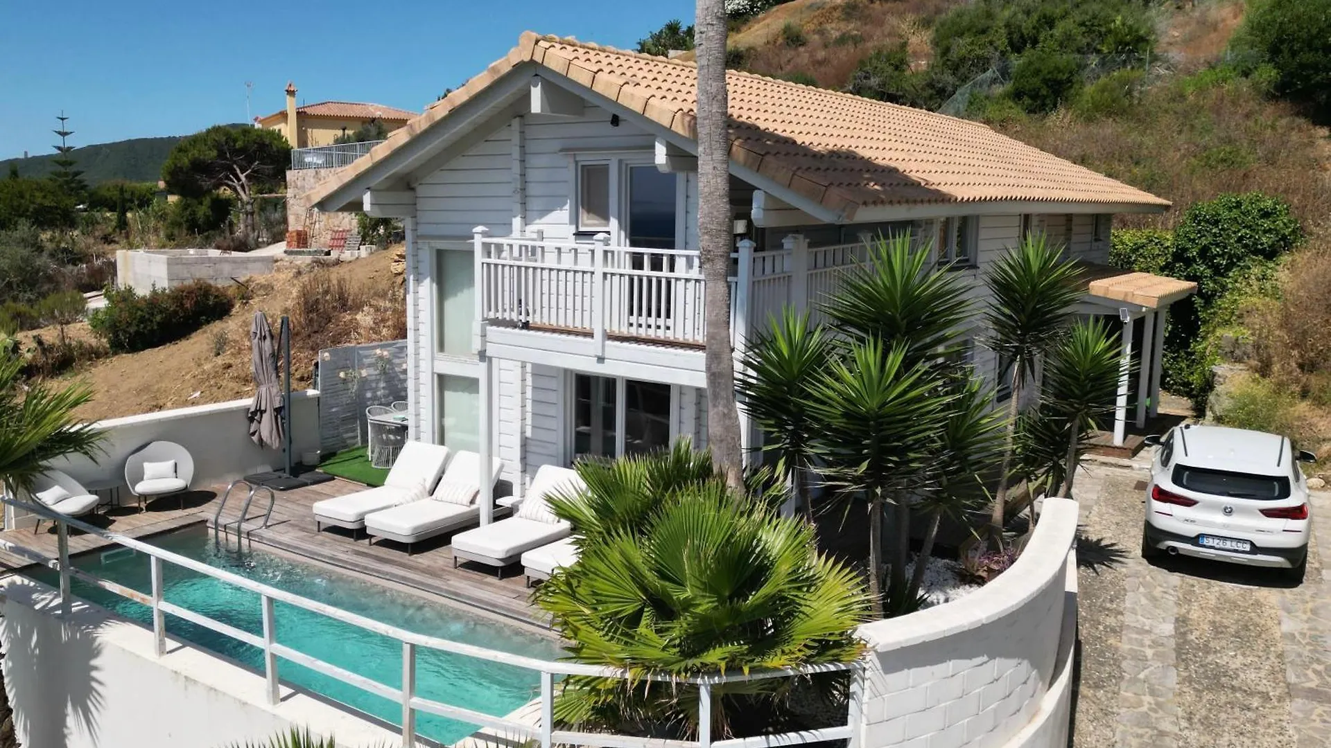 אלגסירס Increible Villa De Madera Con Vistas Al Mar 0*,