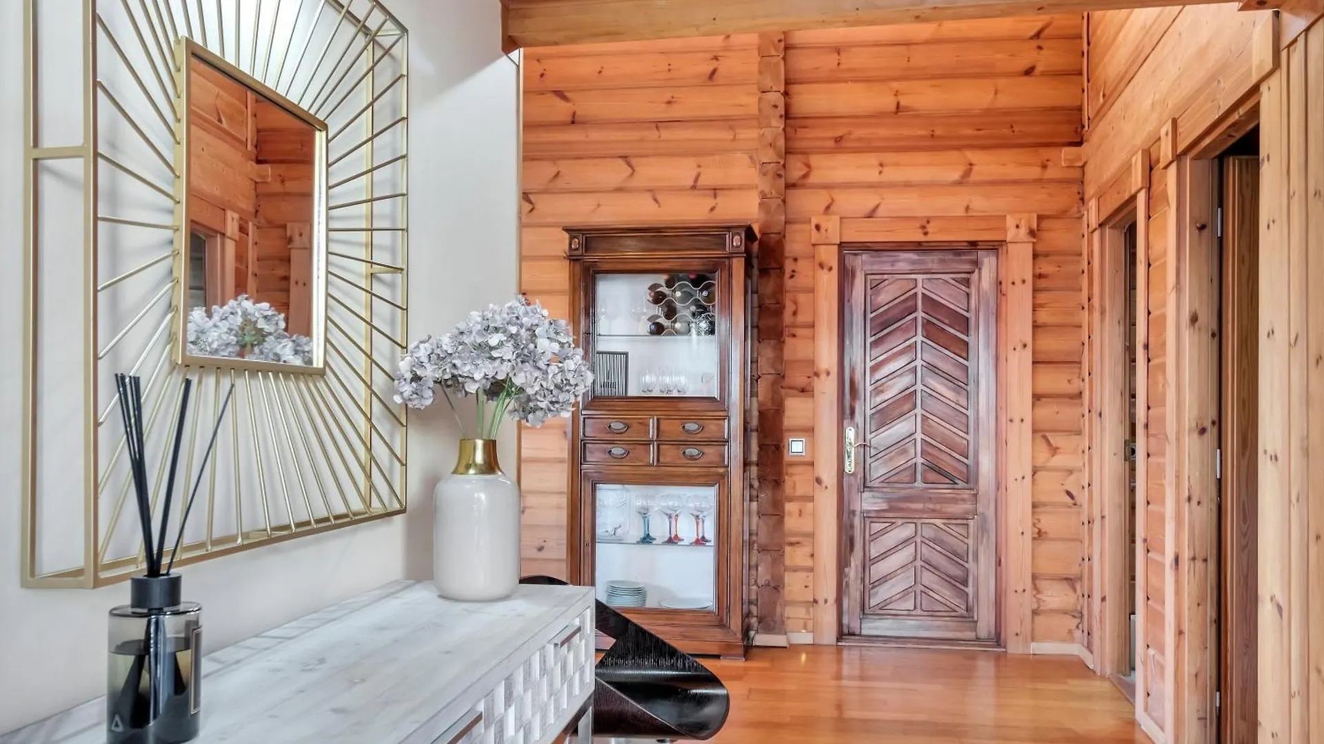 אלגסירס Increible Villa De Madera Con Vistas Al Mar