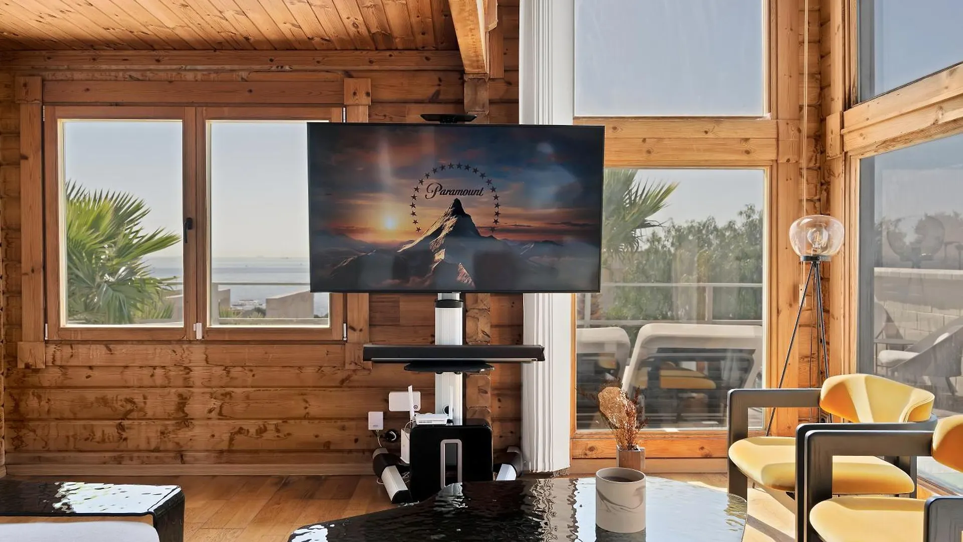 אלגסירס Increible Villa De Madera Con Vistas Al Mar